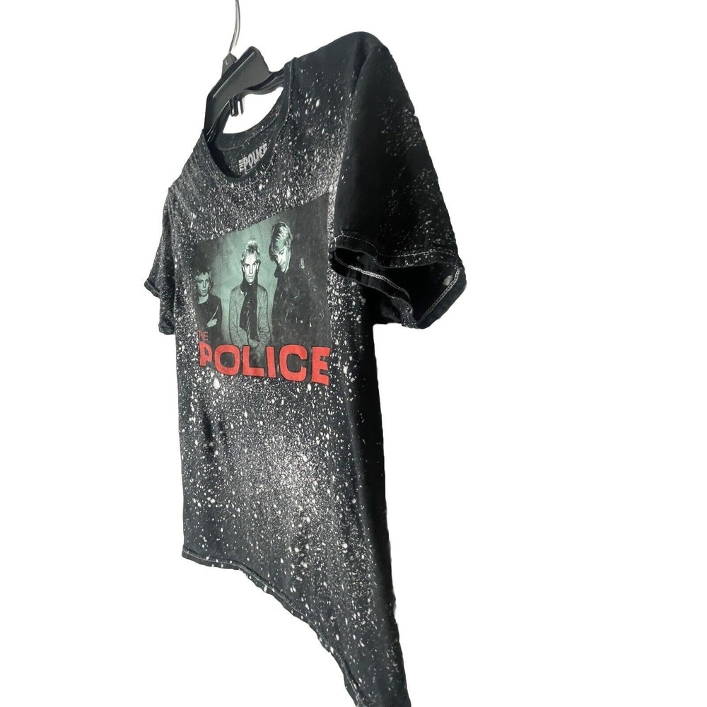 The Police Paint Splatter New Wave Rock Music Rare T Shirt  S - Picture 3 of 6